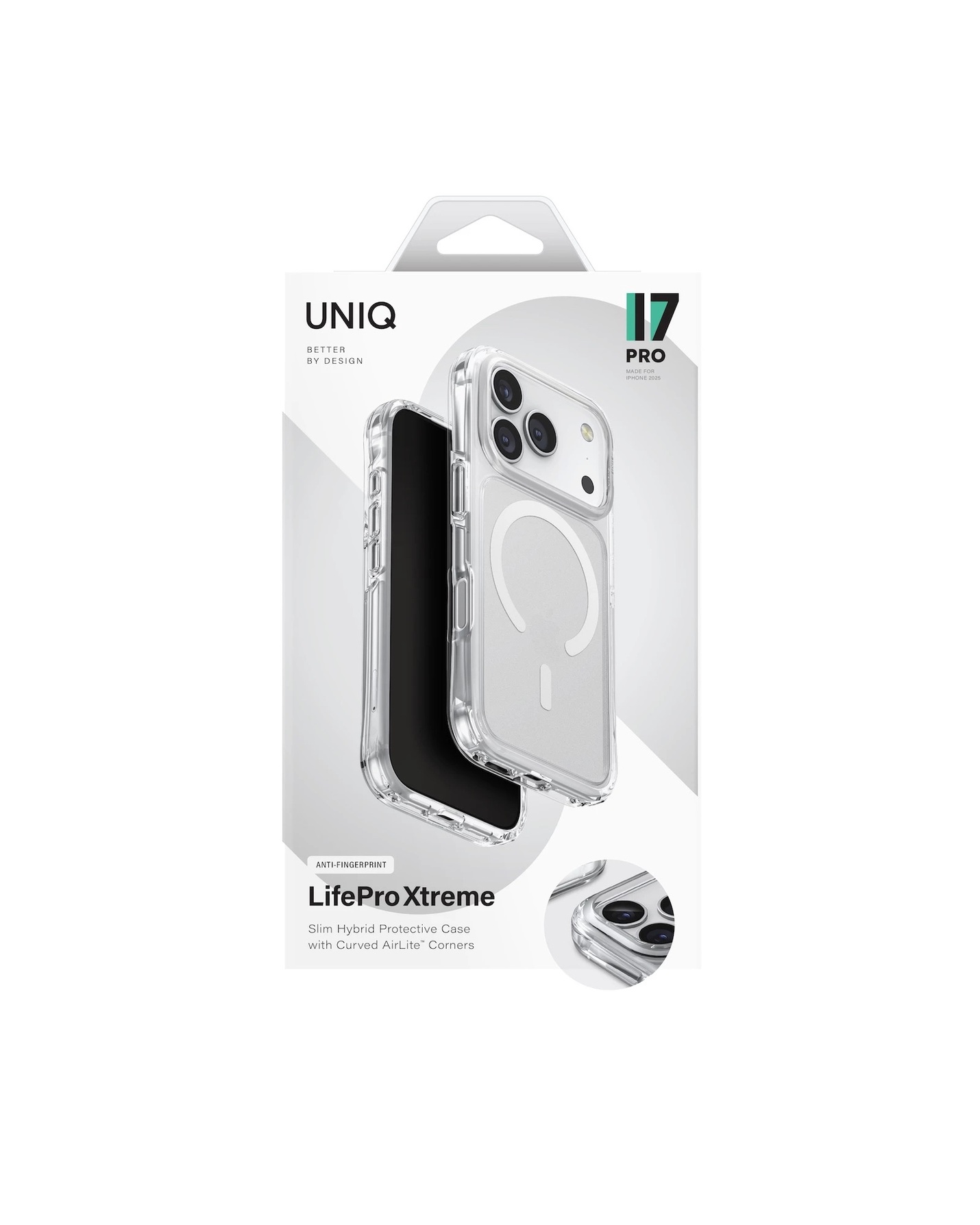Zdjęcie do “UNIQ LifePro Xtreme MagSafe biały - etui iPhone 17 Pro”.