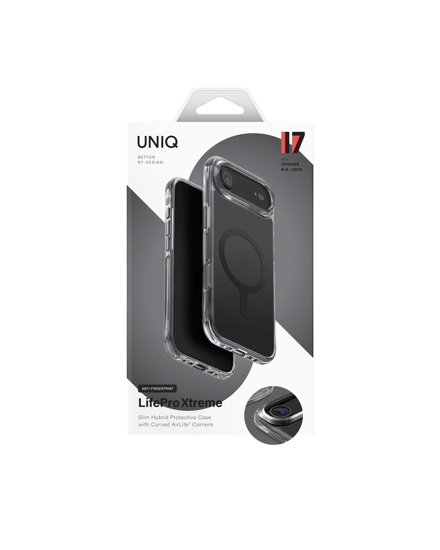 Zdjęcie do “UNIQ LifePro Xtreme MagSafe czarny - etui iPhone Air”.