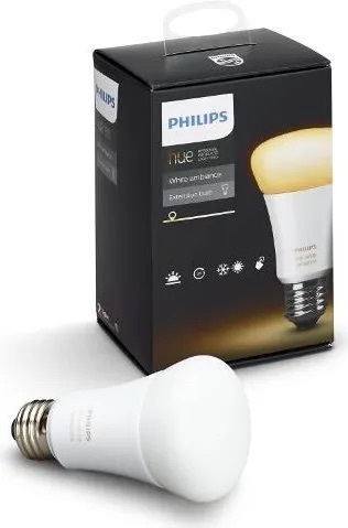 Zdjęcie do “Philips Hue white ambiance single bulb 9.5W A60 E27 EU - żarówka e27”.