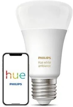 Zdjęcie do “Philips Hue white ambiance single bulb 9.5W A60 E27 EU - żarówka e27”.