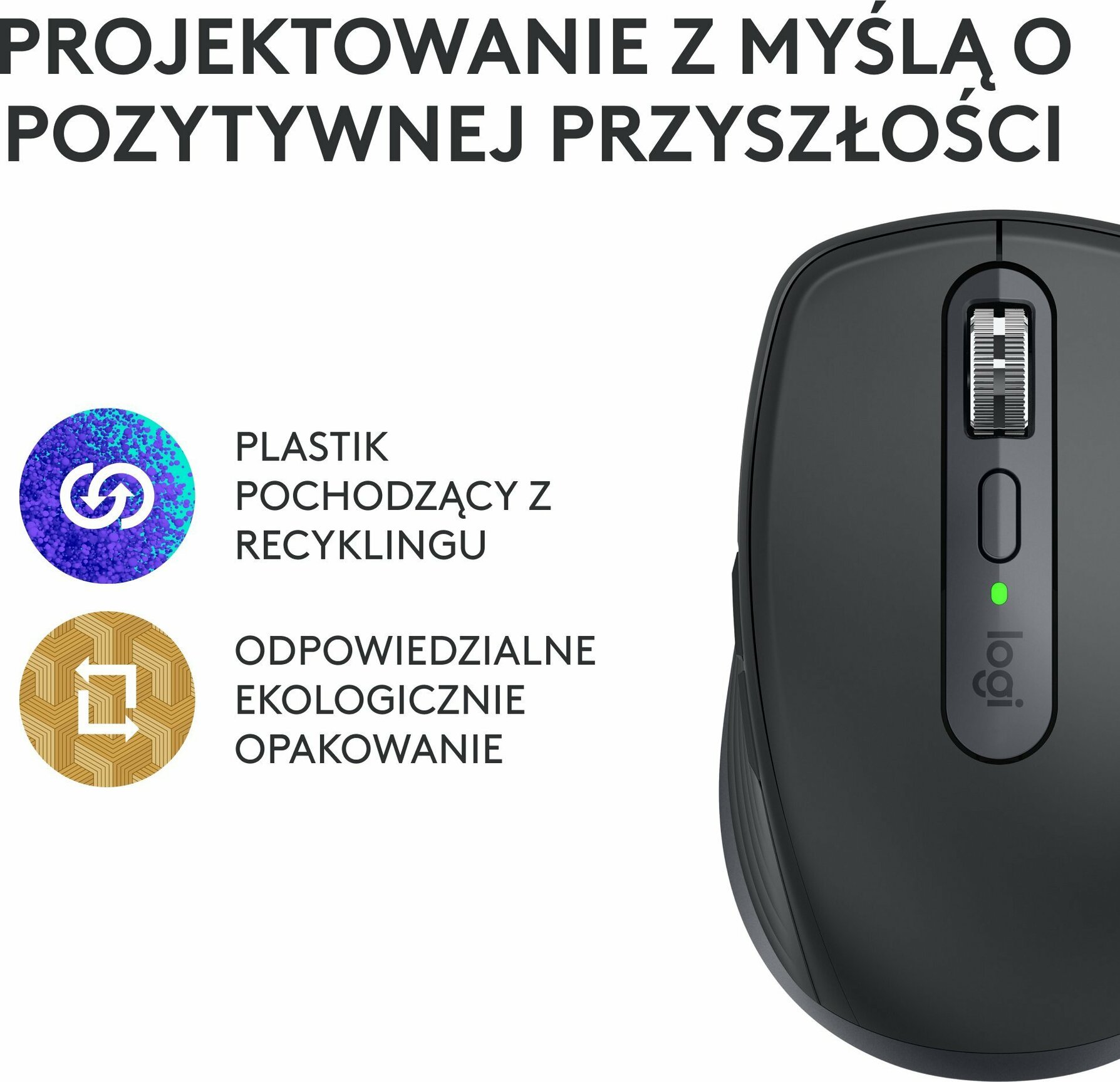 Zdjęcie do “Logitech MX Anywhere 3S Graphite - myszka bezprzewodowa”.