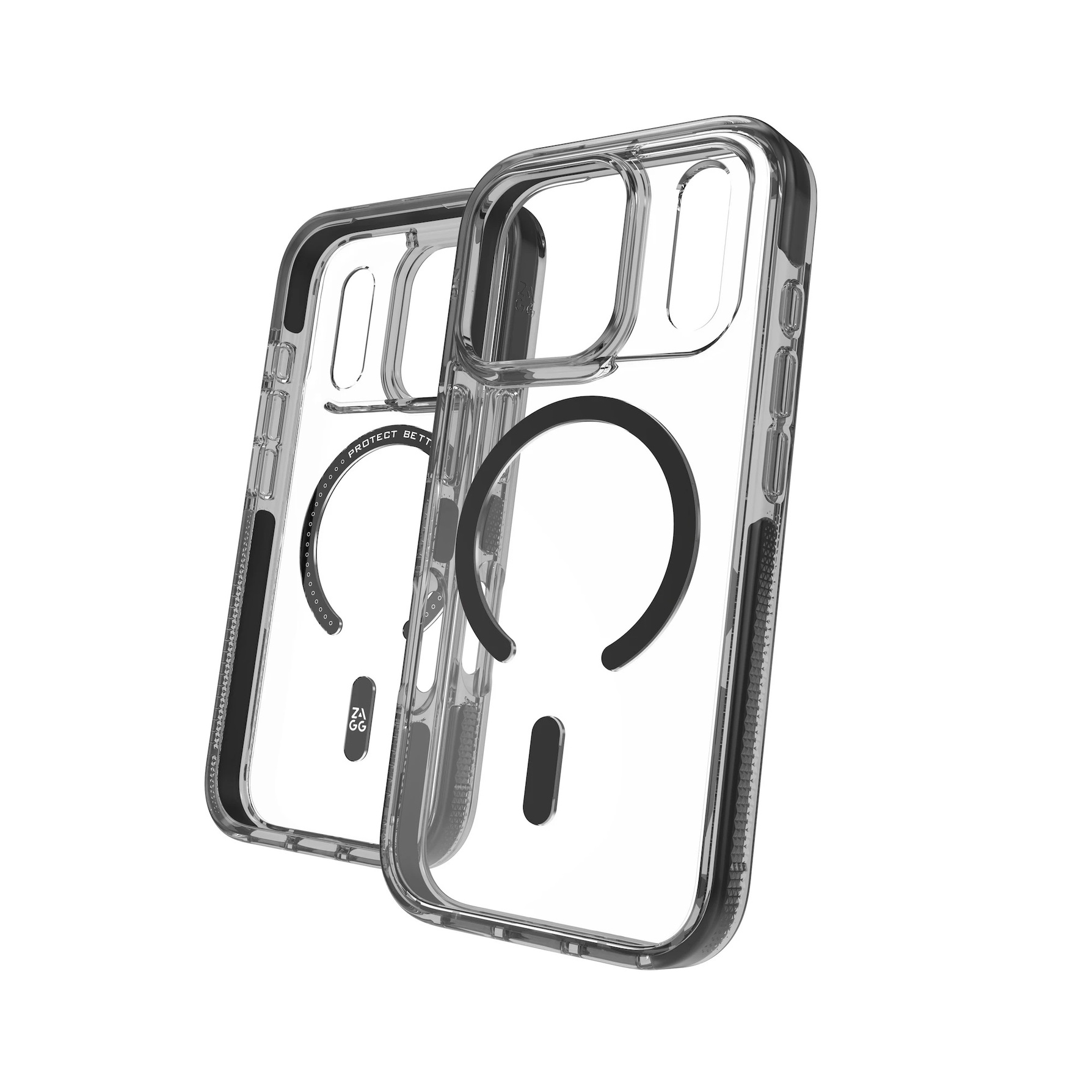 Zdjęcie do “ZAGG Santa Cruz Snap - etui do iPhone 17 Pro kompatybilne z MagSafe N (jet black)”.