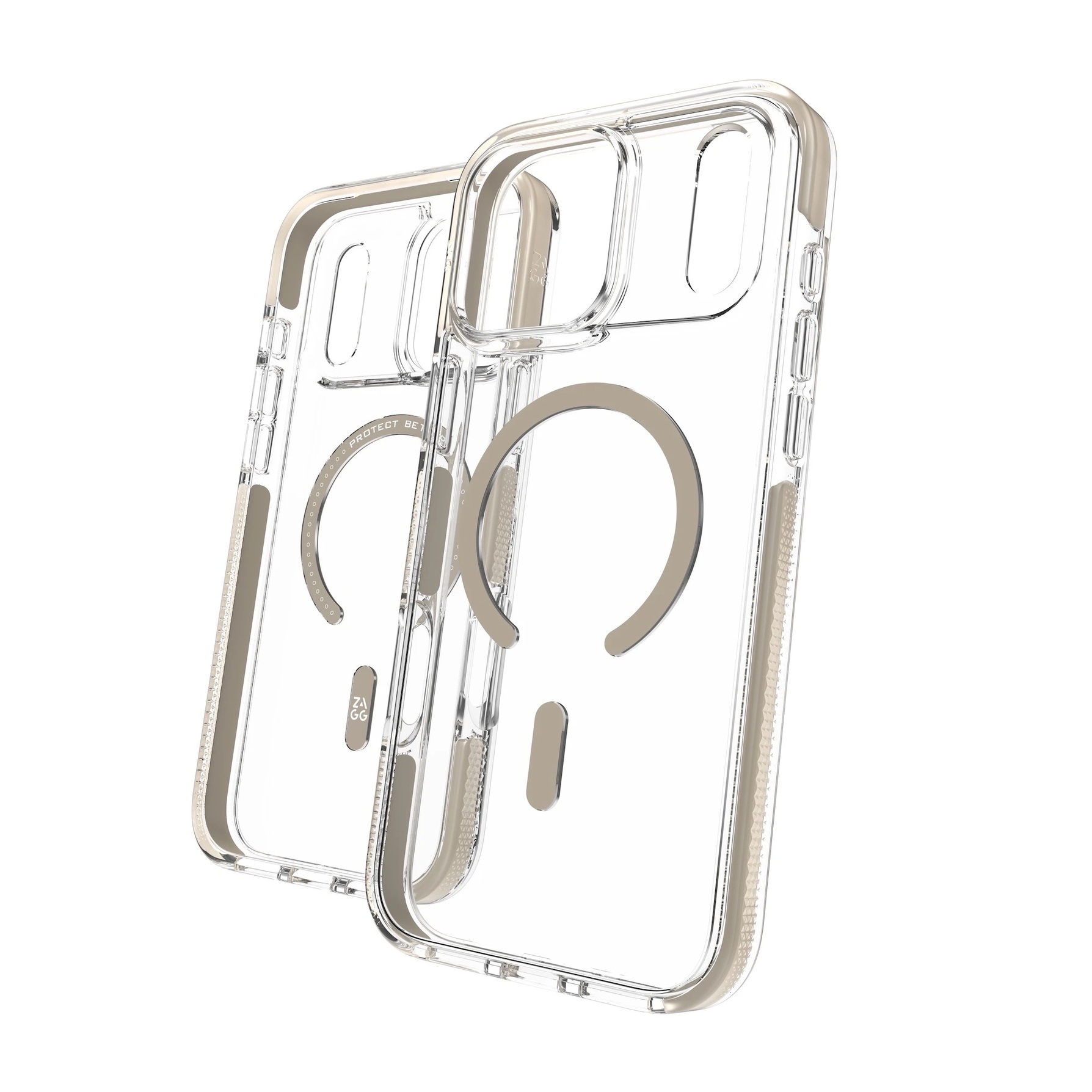 Zdjęcie do “ZAGG Santa Cruz Snap - etui do iPhone 17 Pro kompatybilne z MagSafe N (titanium)”.