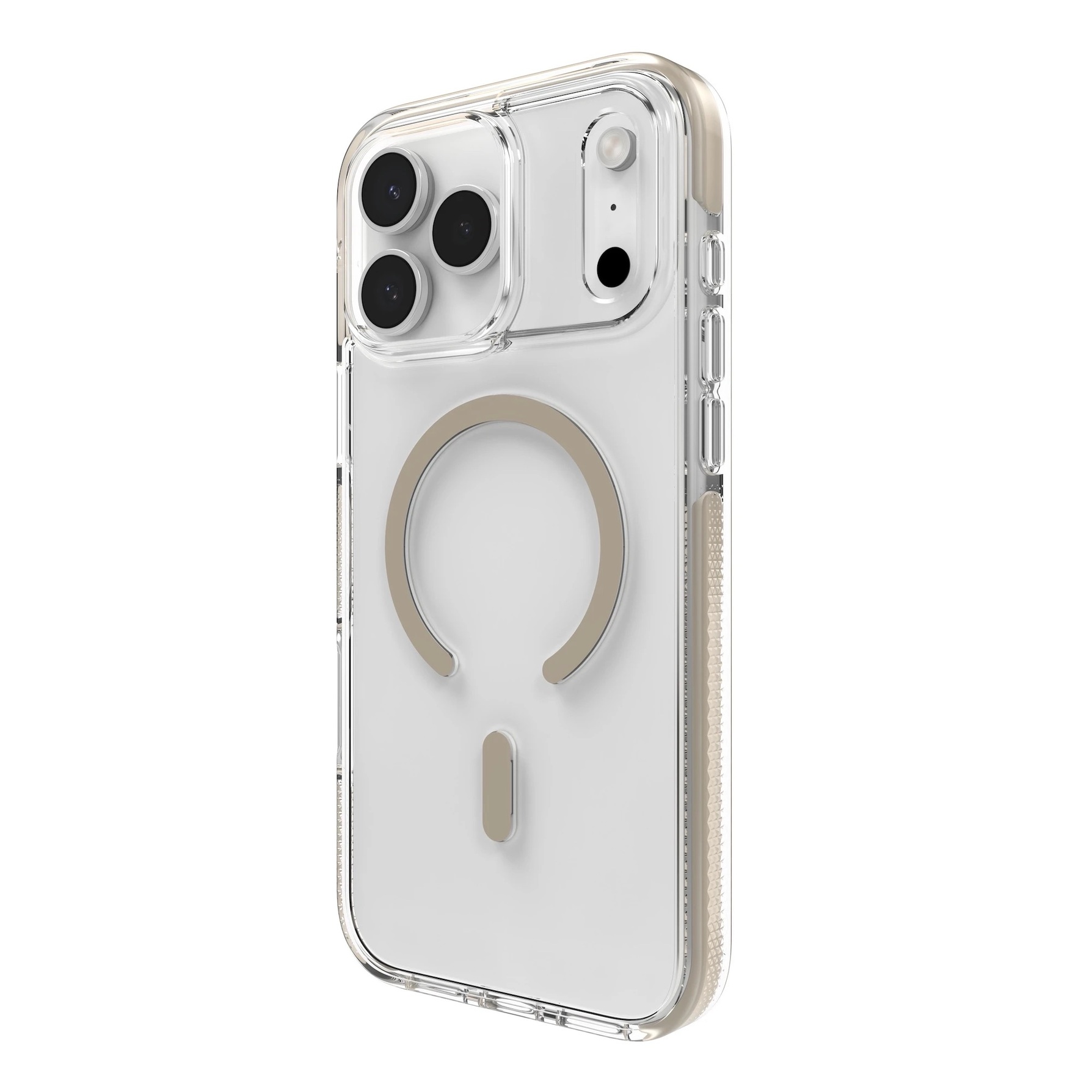 Zdjęcie do “ZAGG Santa Cruz Snap - etui do iPhone 17 Pro kompatybilne z MagSafe N (titanium)”.