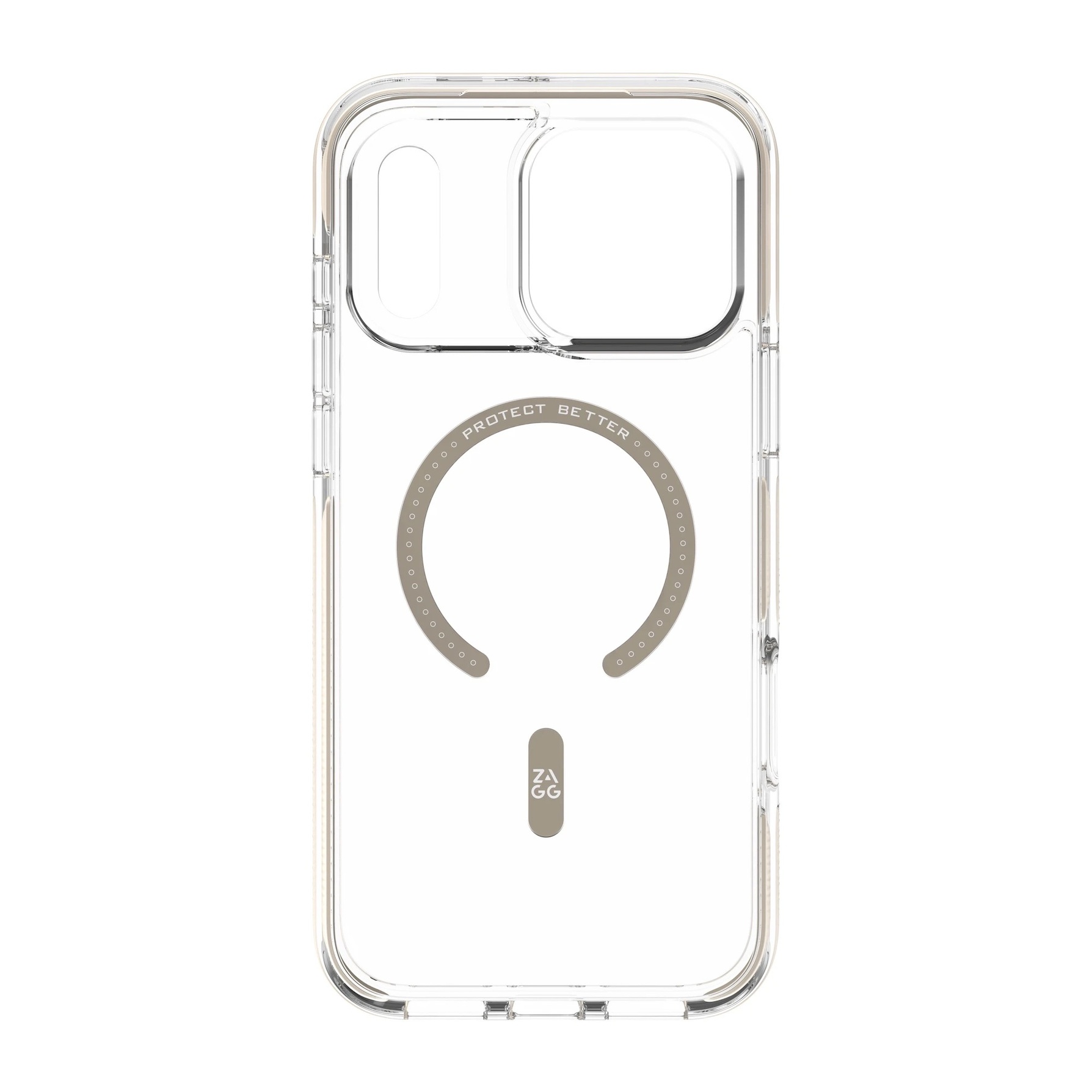 Zdjęcie do “ZAGG Santa Cruz Snap - etui do iPhone 17 Pro kompatybilne z MagSafe N (titanium)”.