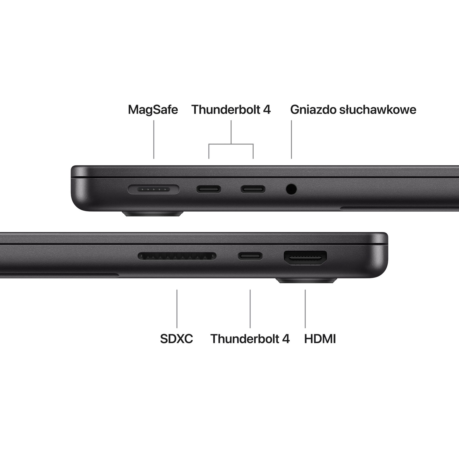Zdjęcie do “Apple MacBook Pro 14", 10-rdzeniowy procesor M5 (GPU 10 rdzeni), RAM 16 GB, dysk 512 GB SSD - gwiezdna czerń”.