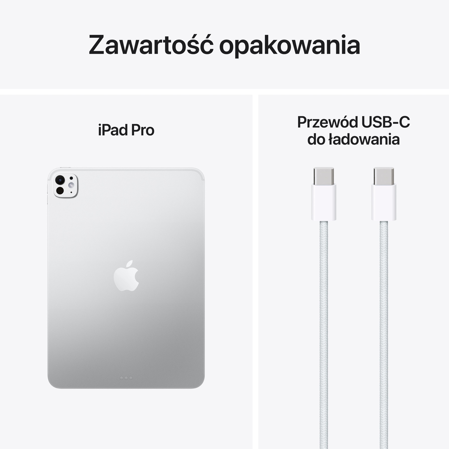 Zdjęcie do “Apple iPad Pro 11" - czip M5 - Wi-Fi + Cellular - 256GB - szkło standardowe - Srebrny”.