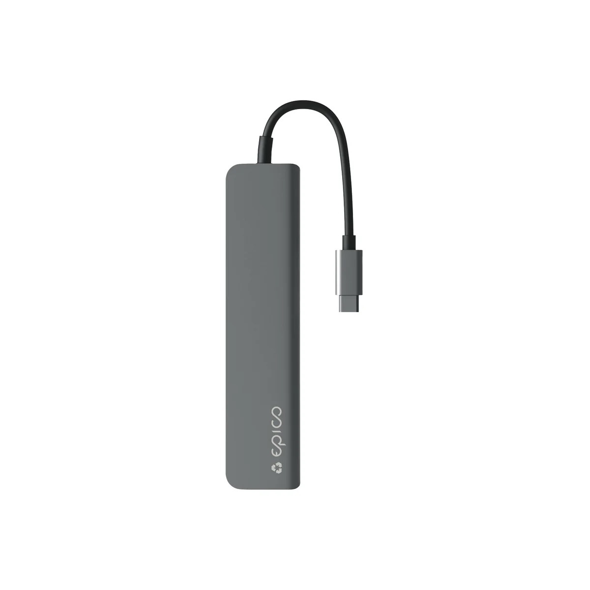 Zdjęcie do “Epico Resolve 8K Aluminium Hub 6in1 - przejściówka USB-C”.