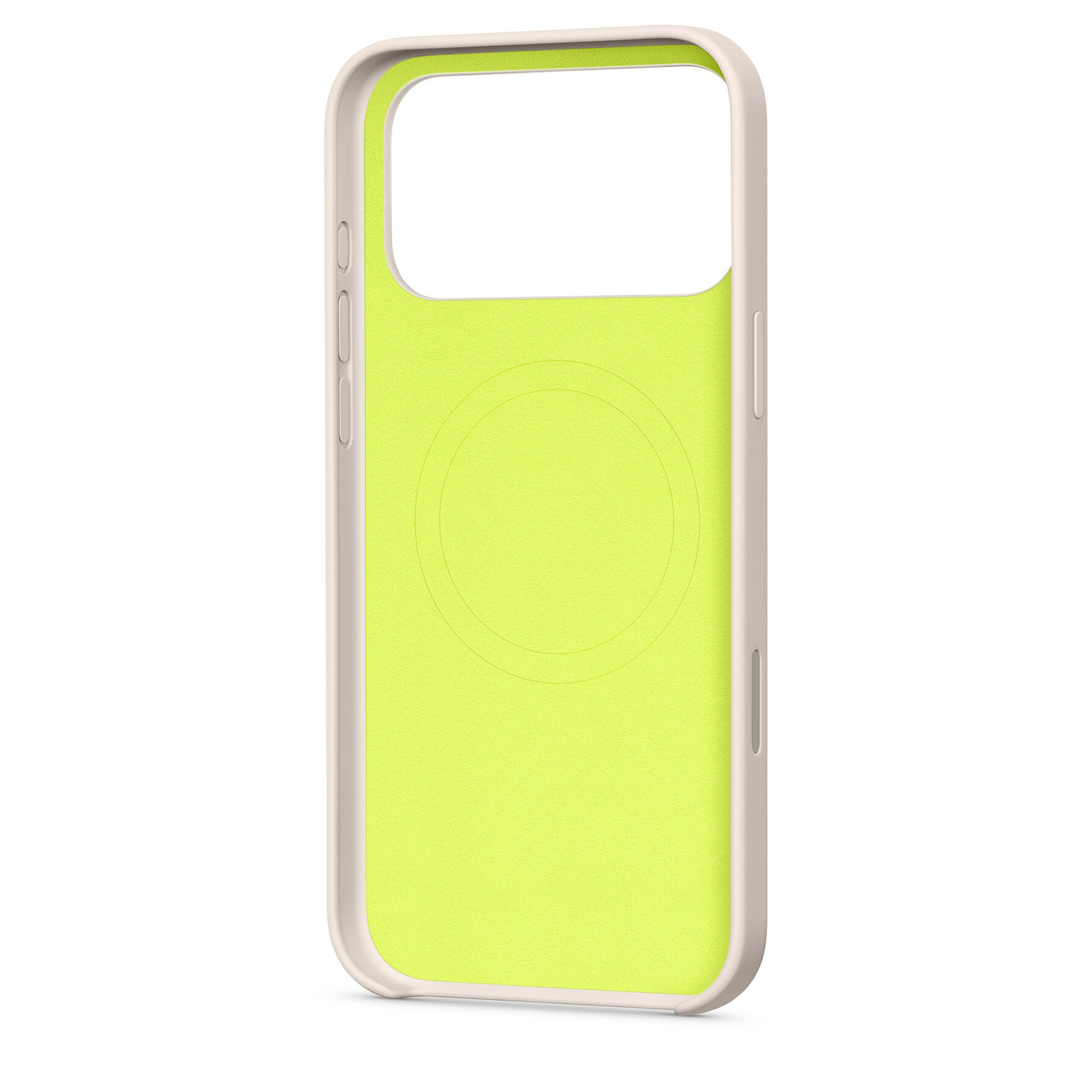 Zdjęcie do “Apple Beats iPhone 17 Pro Max Case with MagSafe and Camera Control — Lime Stone - Produkt otwarty”.