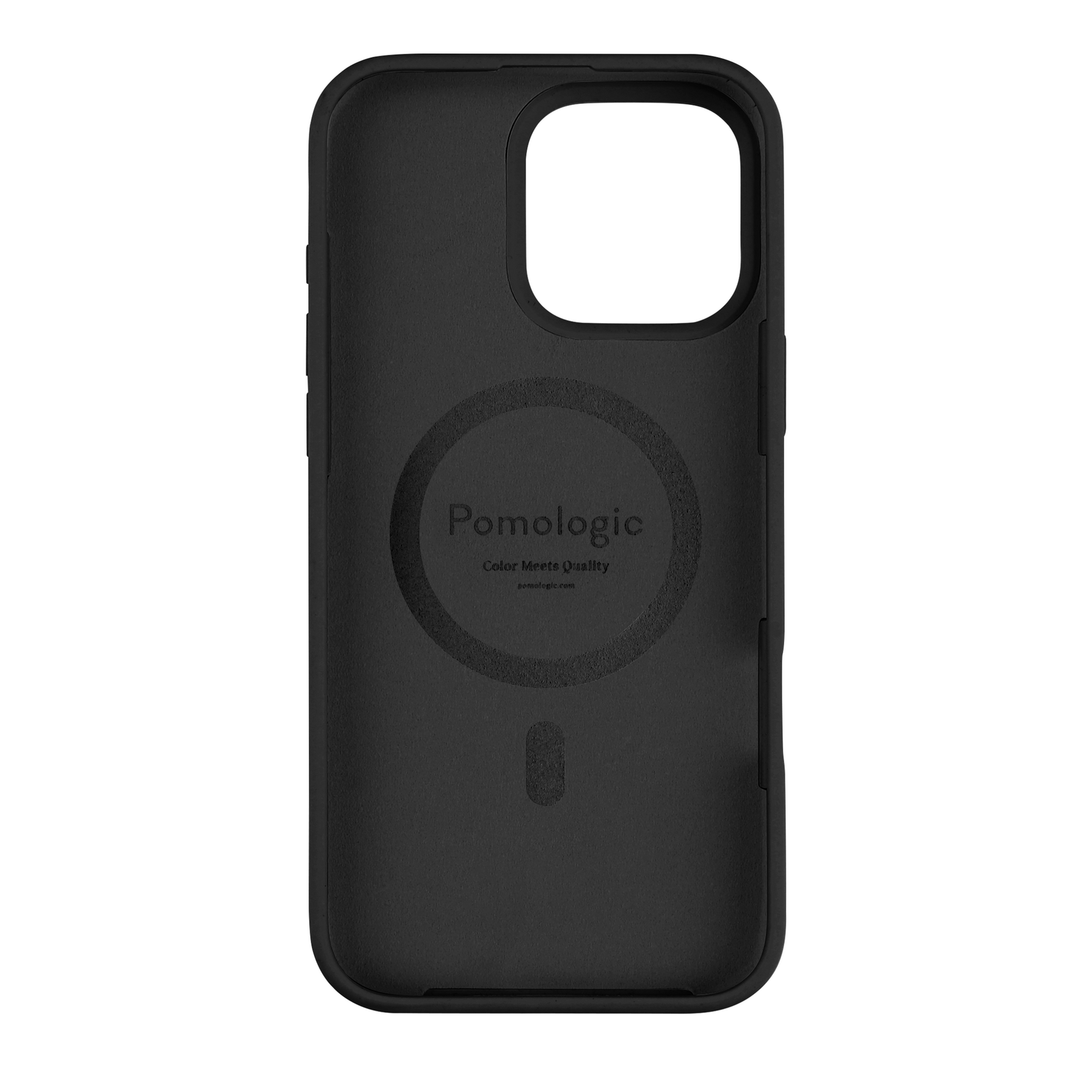 Zdjęcie do “Pomologic CoverCase Silicone Magsafe Czarny - etiu iPhone 16 Pro Max”.