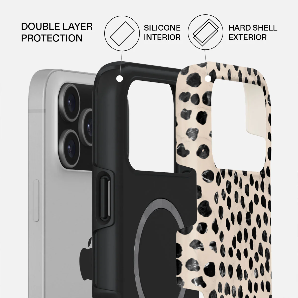 Zdjęcie do “Burga Tough Magsafe Kremowy beż - etui iPhone 17 Pro Max”.
