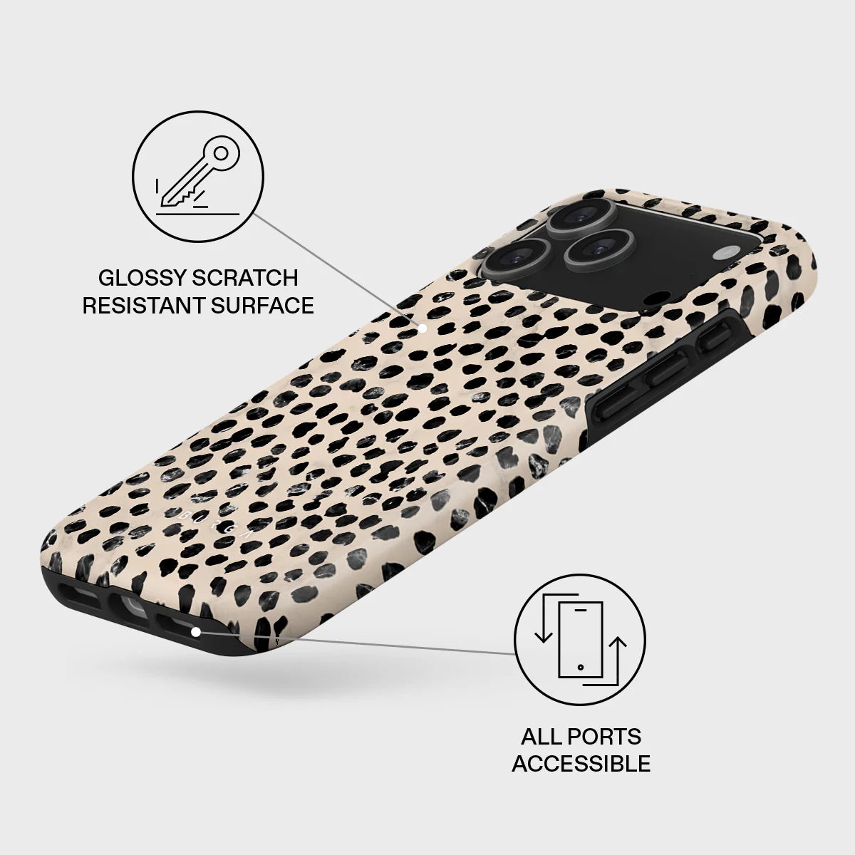 Zdjęcie do “Burga Tough Magsafe Kremowy beż - etui iPhone 17 Pro Max”.