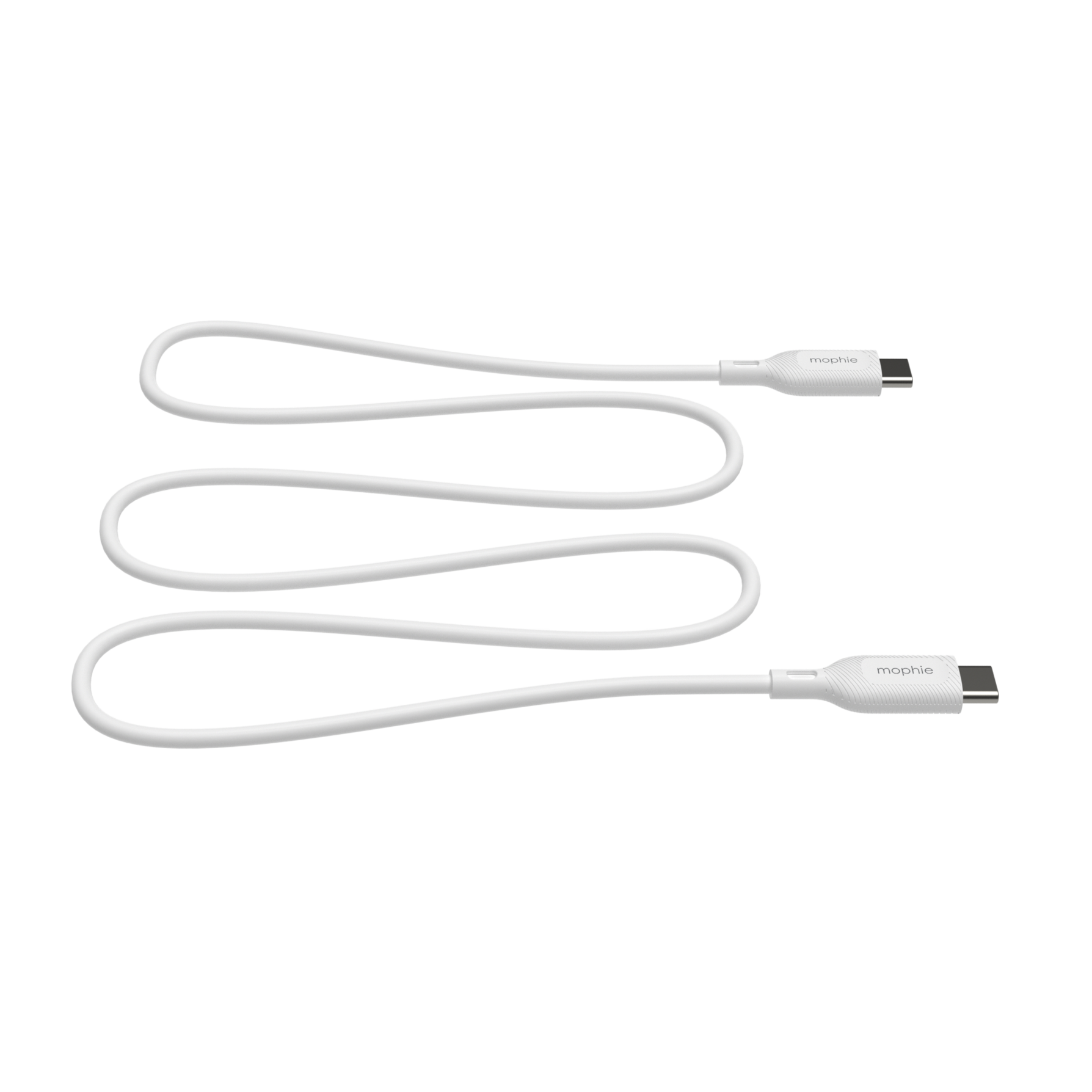 Zdjęcie do “Mophie Essentials 2m biały - kabel USB-C - USB-C”.