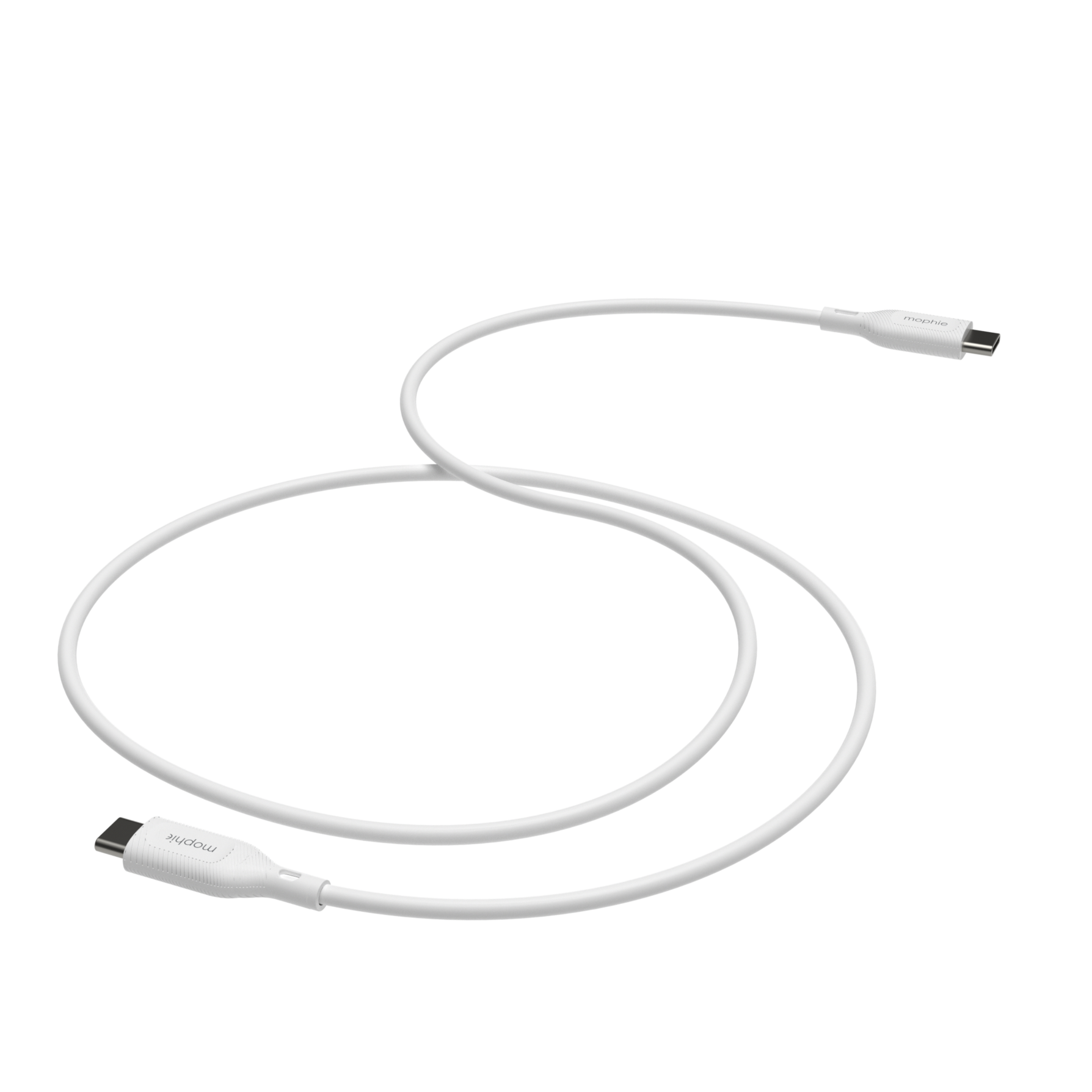 Zdjęcie do “Mophie Essentials 2m biały - kabel USB-C - USB-C”.