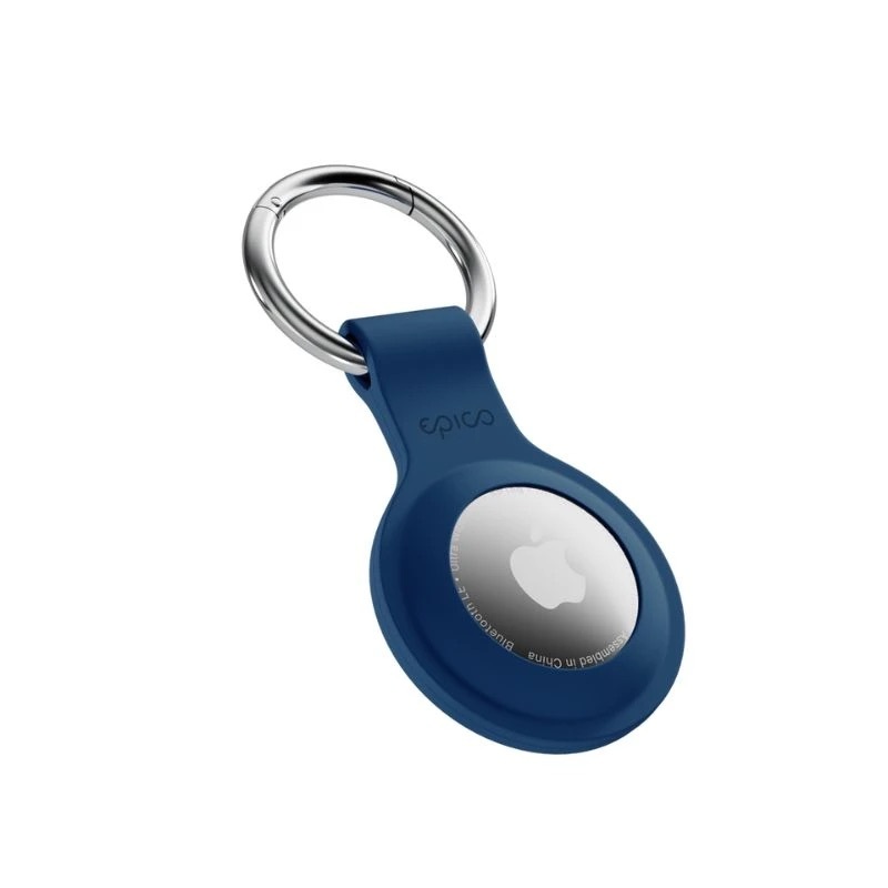 Zdjęcie do “Epico Silicone Full Back Case Dark Blue - brelok do AirTag”.