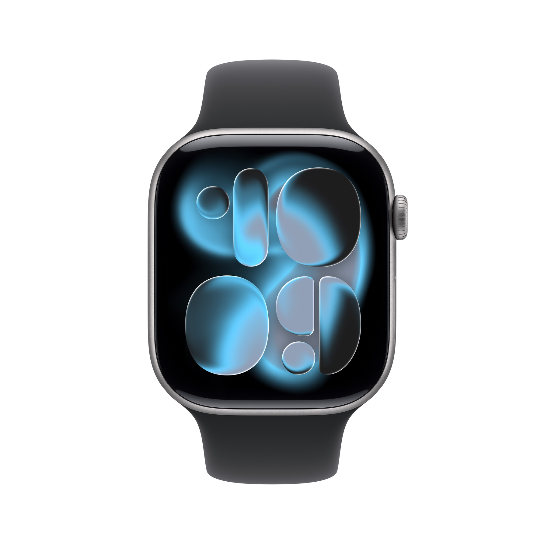 Zdjęcie do “Apple Watch Series 11 GPS 42mm Space Grey Aluminium Case with Black Sport Band - M/L - Produkt otwarty”.