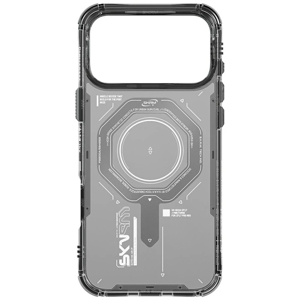 Zdjęcie do “Skinarma Magma MagSafe grafitowy - etui iPhone 17 Pro Max”.