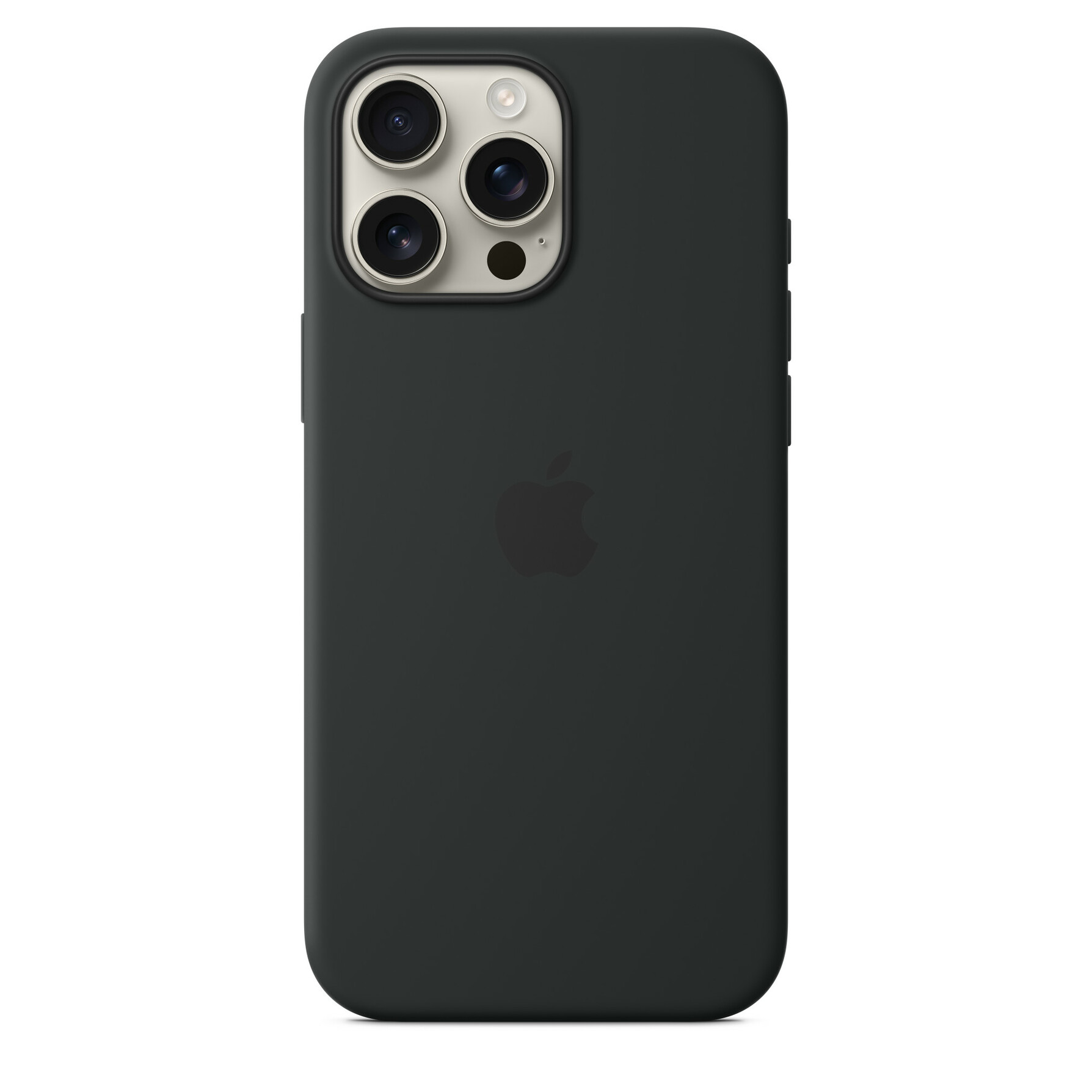 Zdjęcie do “Apple iPhone 16 Pro Max Silicone Case with MagSafe - Black - Produkt otwarty”.