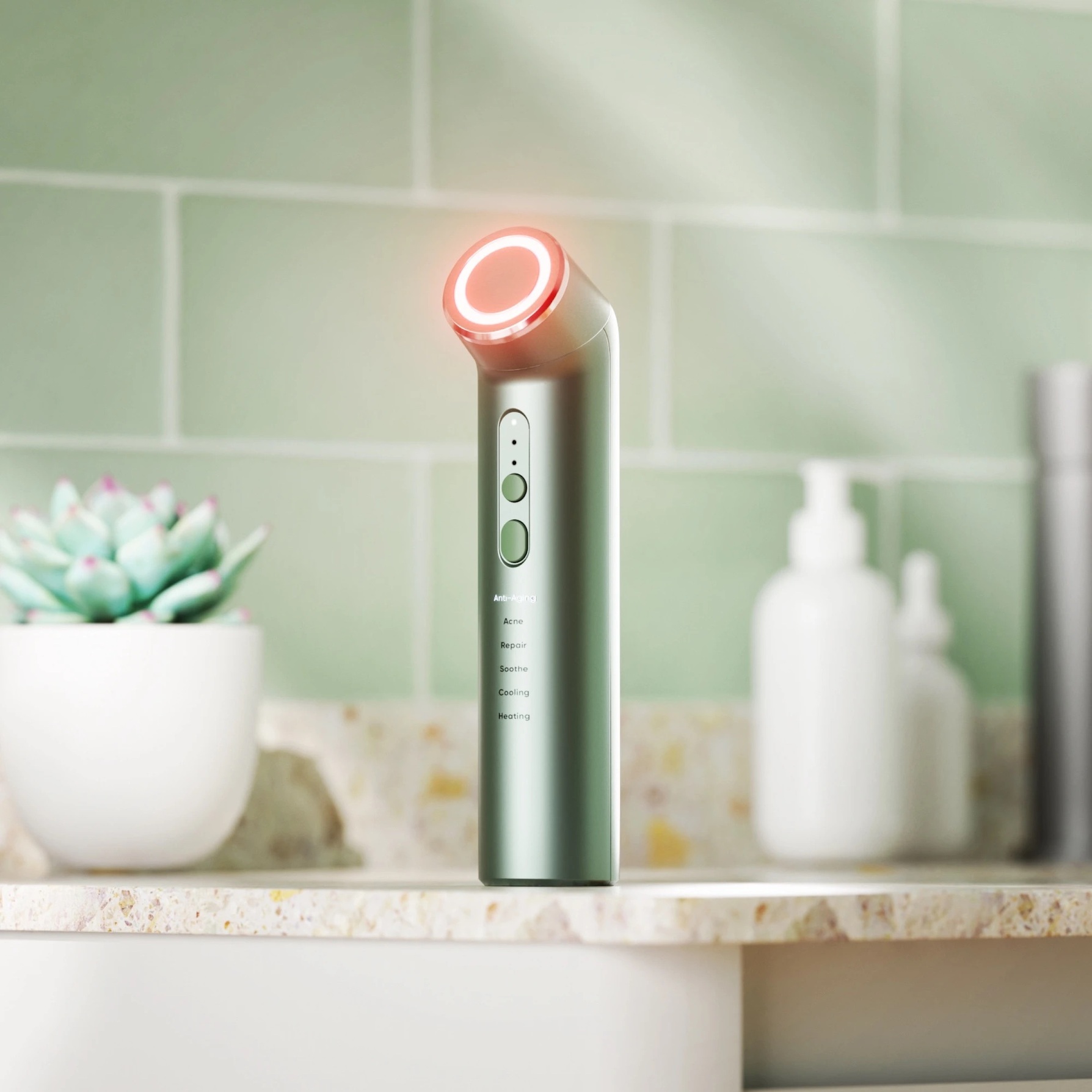 Zdjęcie do “Nanoleaf 6-in-1 Light Therapy Wand - pistolet do masażu”.