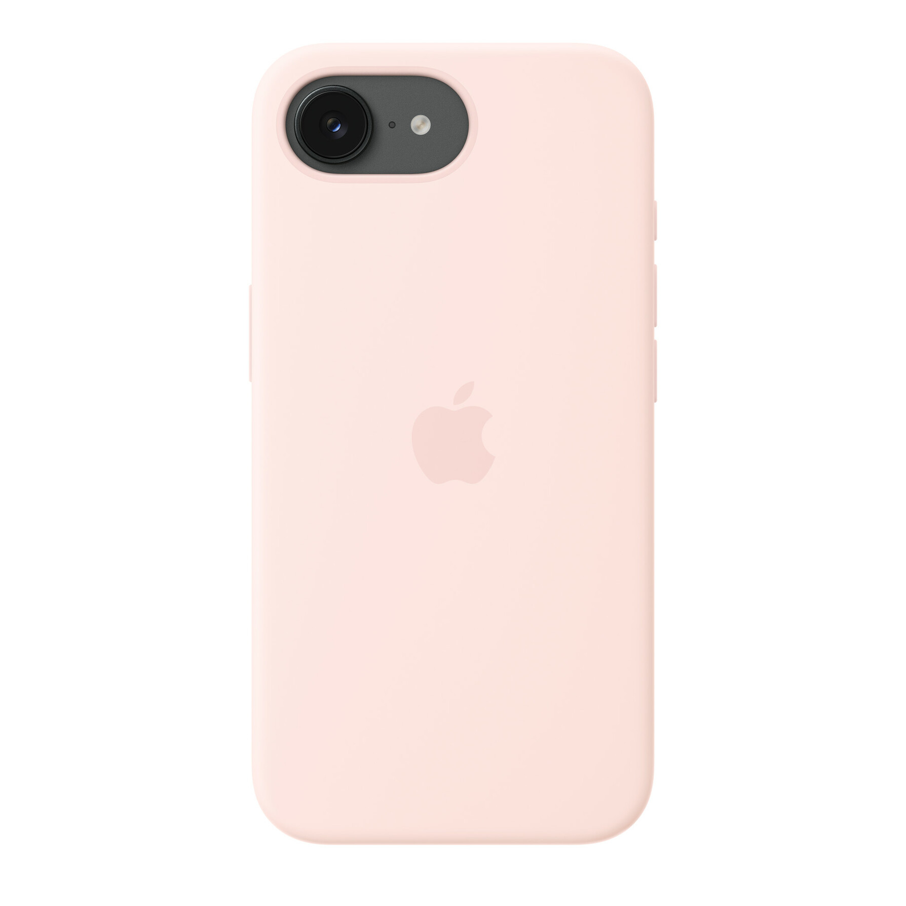 Zdjęcie do “Apple iPhone 17e Silicone Case with MagSafe – Soft Pink”.