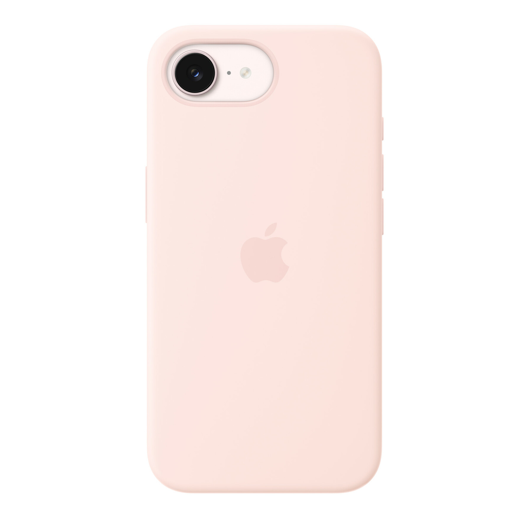 Zdjęcie do “Apple iPhone 17e Silicone Case with MagSafe – Soft Pink”.