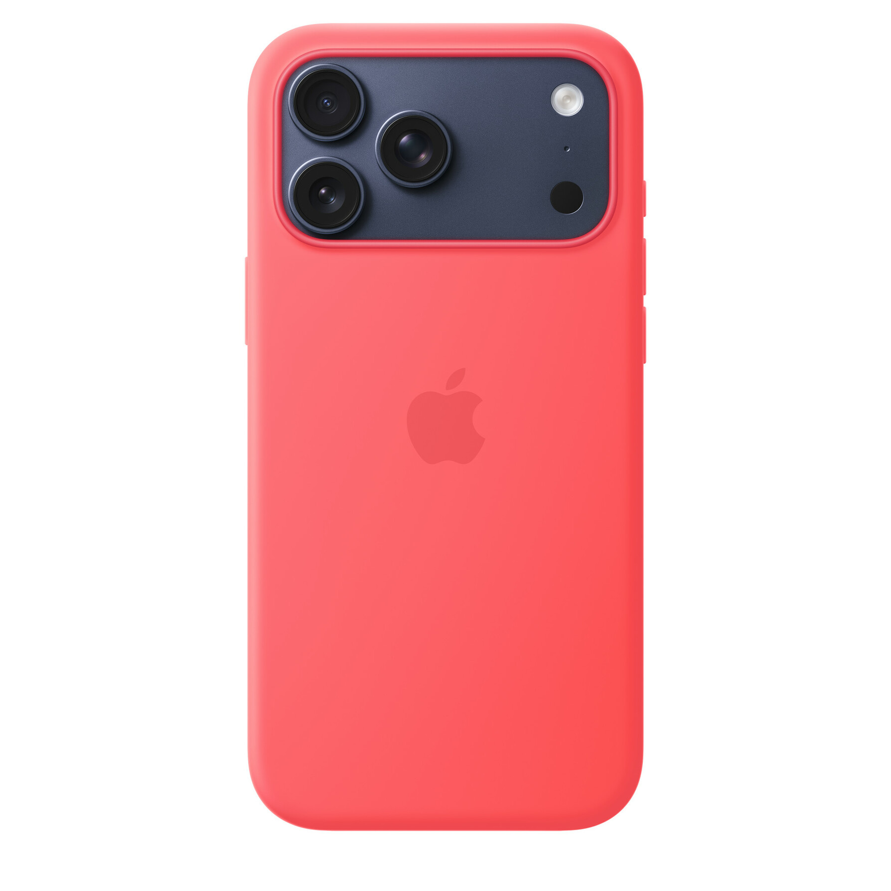 Zdjęcie do “Apple iPhone 17 Pro Max Silicone Case with MagSafe – Bright Guava”.