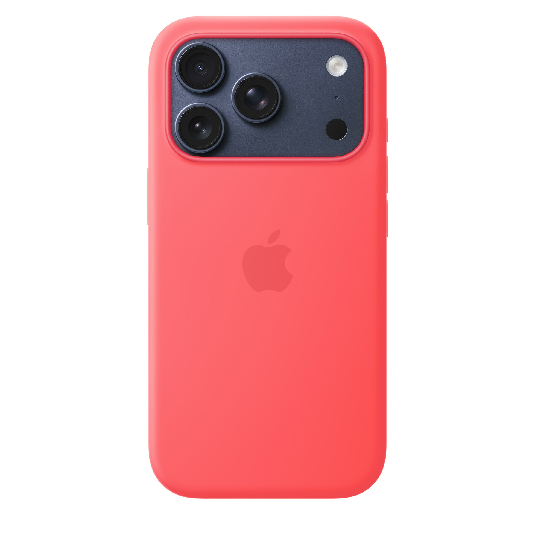 Zdjęcie do “Apple iPhone 17 Pro Silicone Case with MagSafe – Bright Guava”.