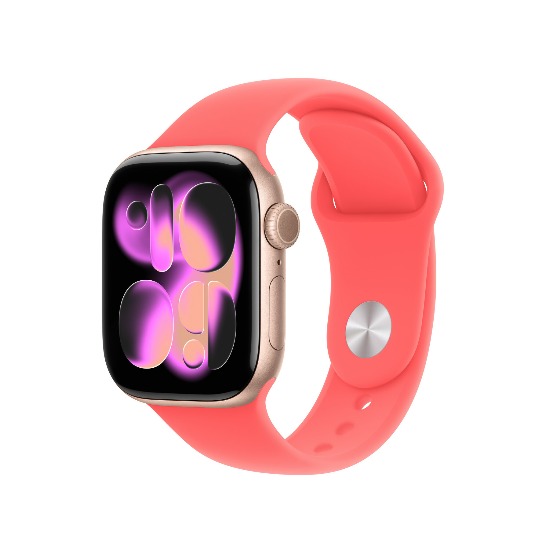 Zdjęcie do “Apple 42mm Bright Guava Sport Band - M/L”.