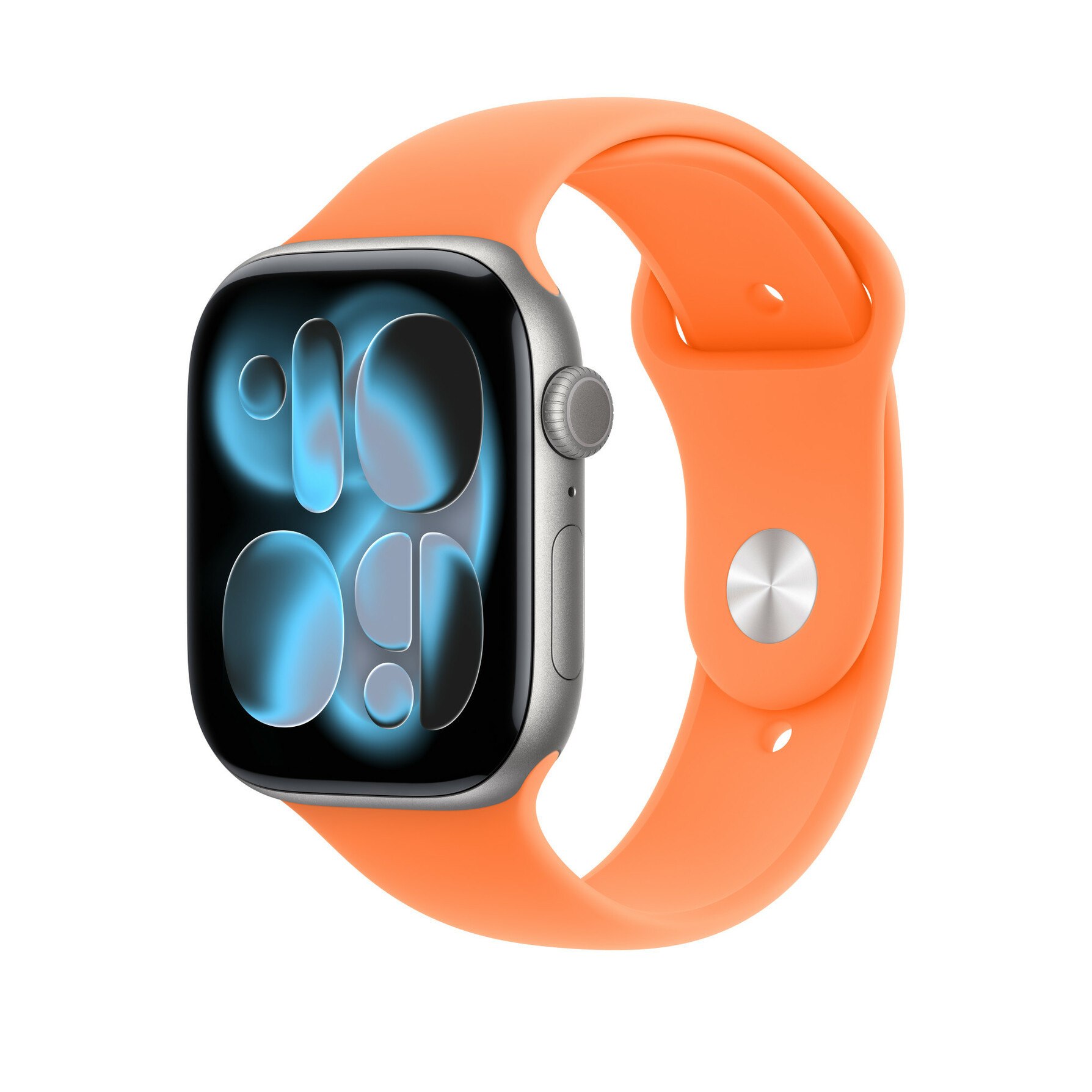 Zdjęcie do “Apple 46mm Clementine Sport Band - S/M”.