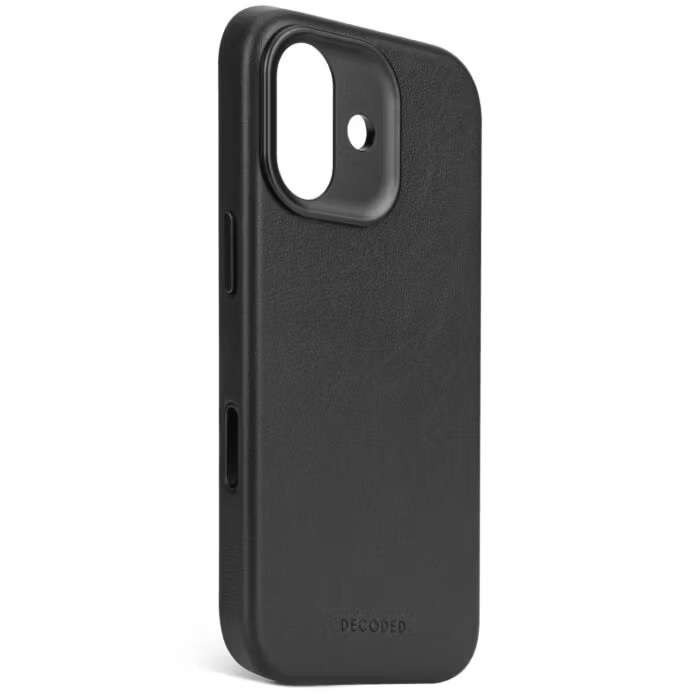 Zdjęcie do “DECODED Leather MagSafe czarny - etui iPhone 17”.