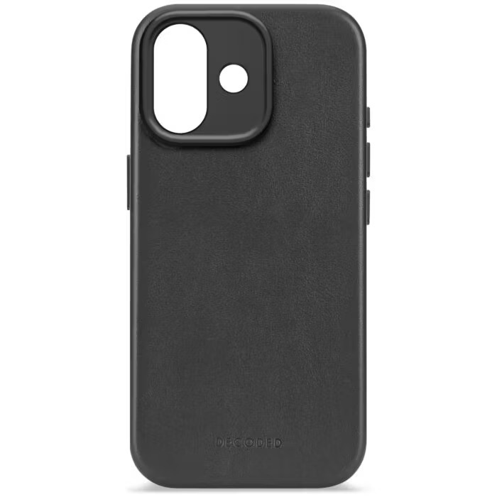 Zdjęcie do “DECODED Leather MagSafe czarny - etui iPhone 17”.