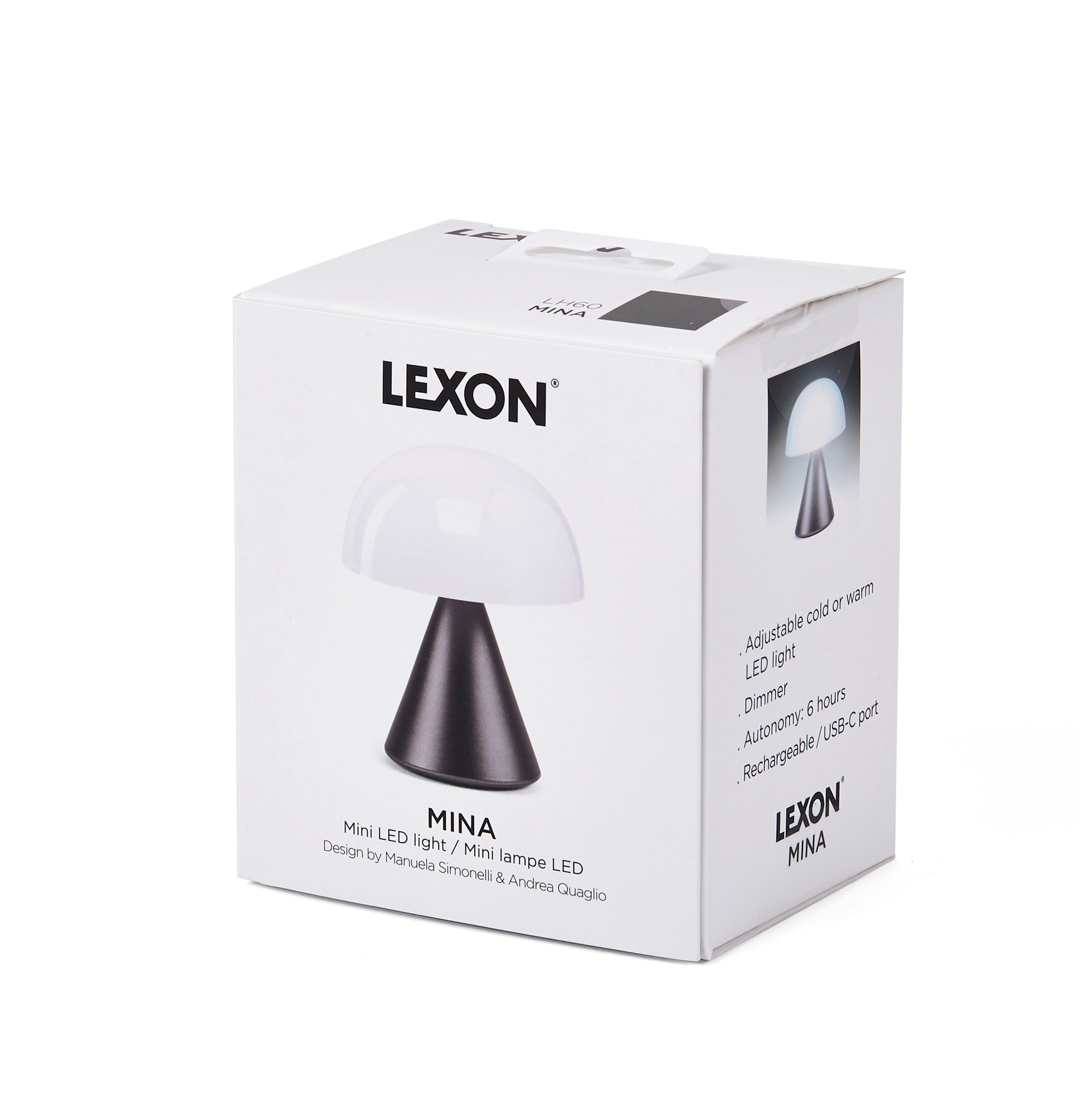 Zdjęcie do “Lexon Mina Mini ciemnoniebieski - lampa LED”.