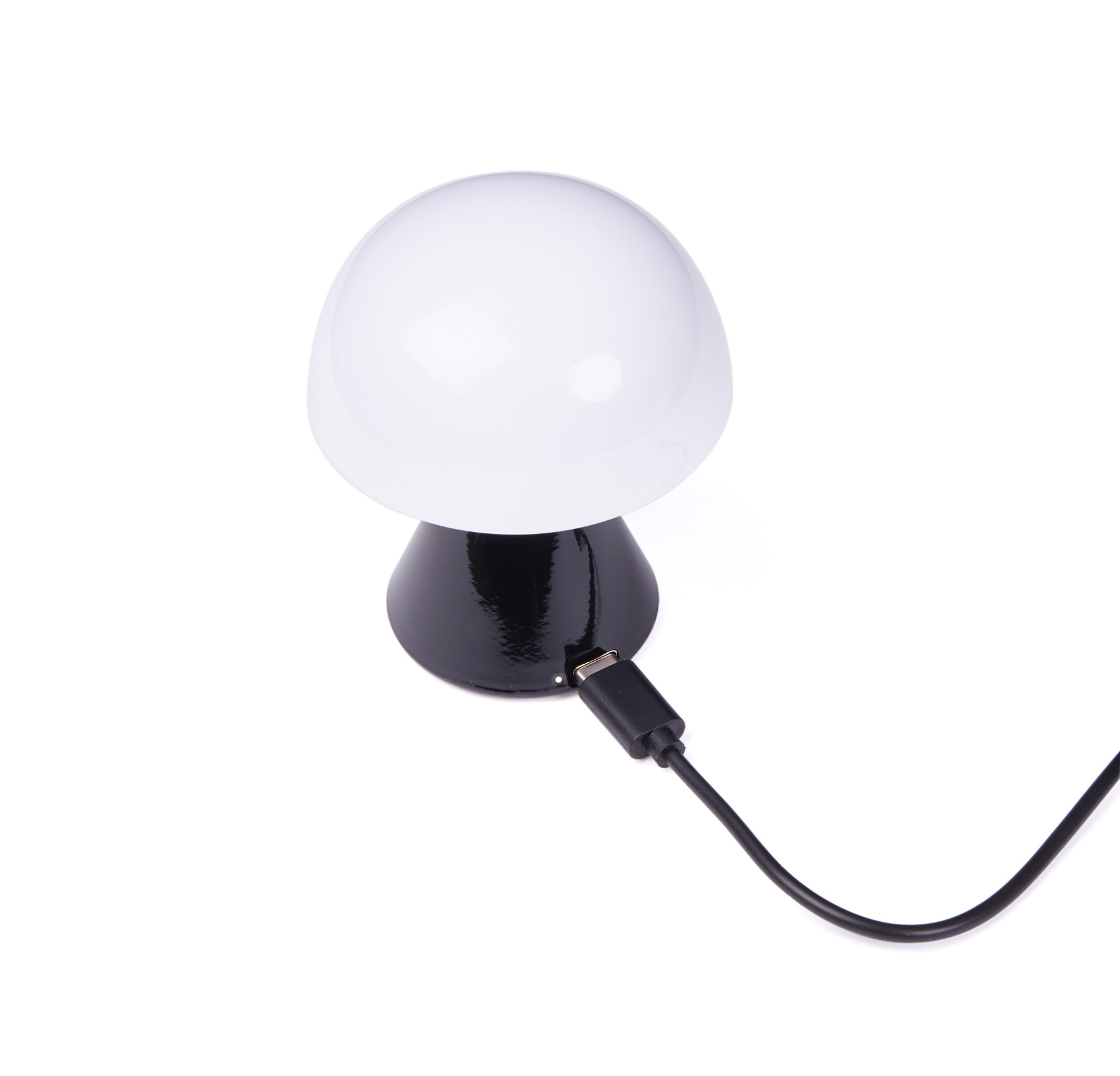 Zdjęcie do “Lexon Mina Mini czarny połysk - lampa LED”.