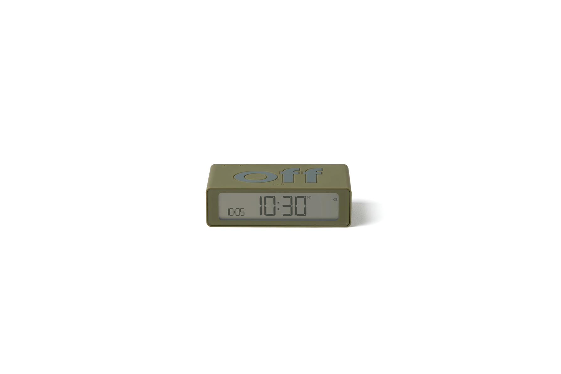 Zdjęcie do “Lexon Flip Mini khaki - budzik”.