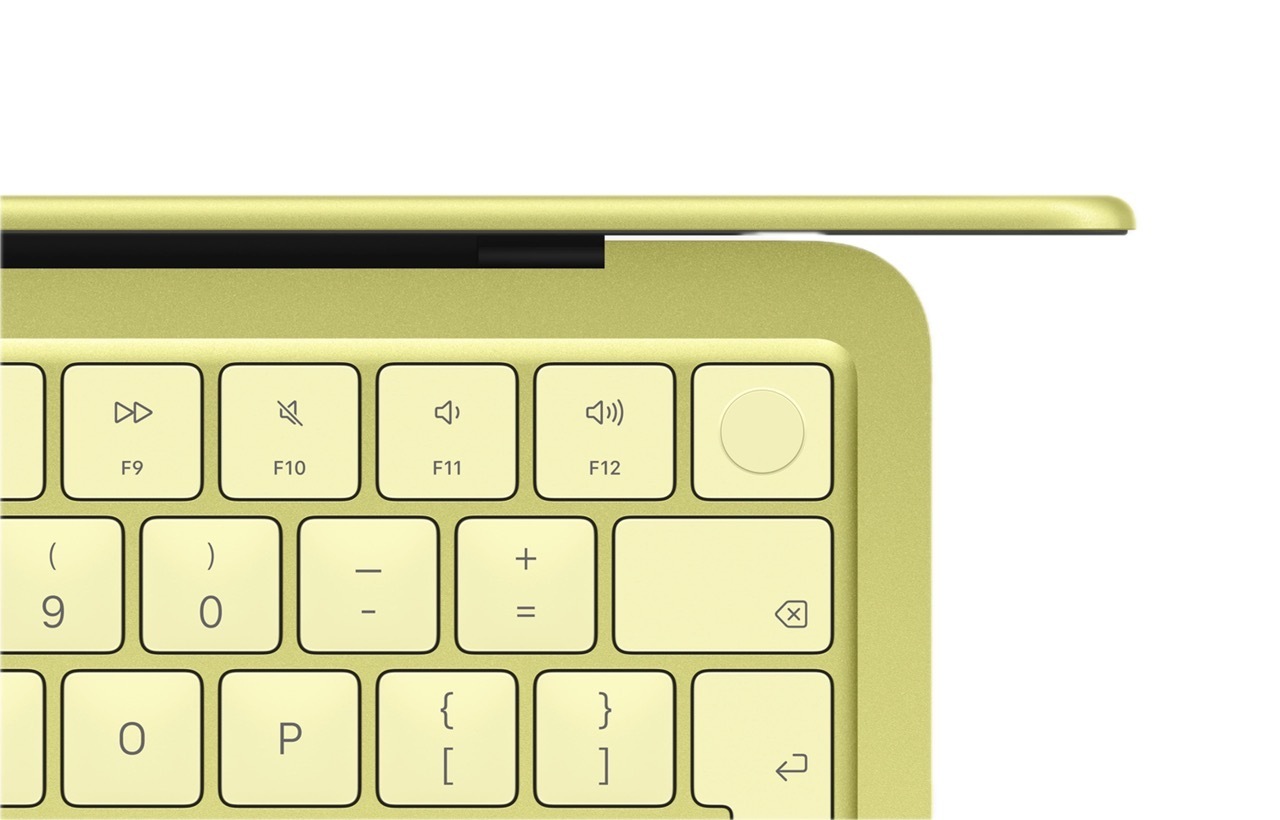 Zdjęcie do “Apple MacBook Neo 13" - czip A18 Pro z 6-rdzeniowym CPU (GPU 5-rdzeni), RAM 8GB, 512GB SSD, Touch ID, klawiatura US - Cytrusowożółty”.