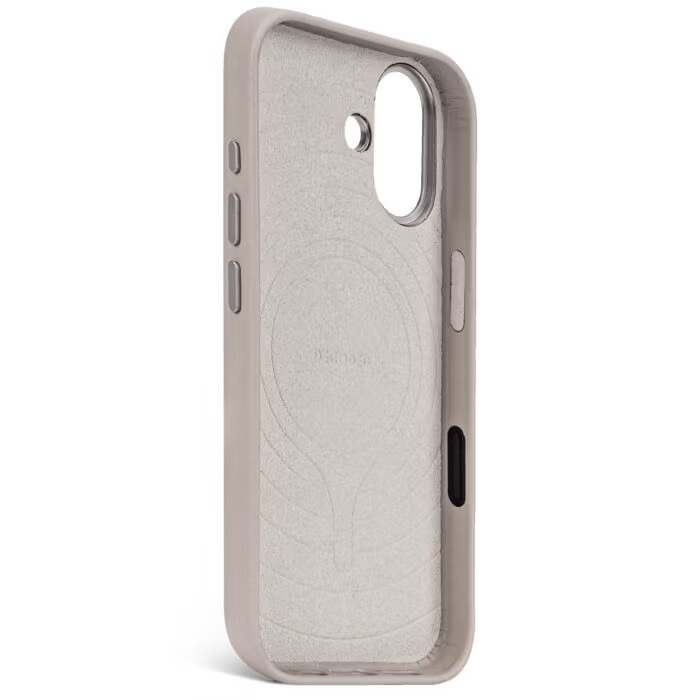 Zdjęcie do “DECODED Leather MagSafe beżowy - etui iPhone 17”.