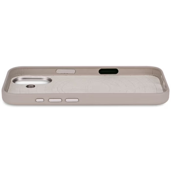 Zdjęcie do “DECODED Leather MagSafe beżowy - etui iPhone 17”.