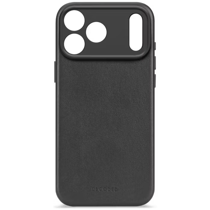 Zdjęcie do “DECODED Leather MagSafe czarny - etui iPhone 17 Pro”.