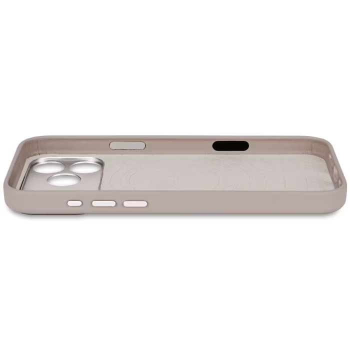 Zdjęcie do “DECODED Leather MagSafe beżowy - etui iPhone 17 Pro”.