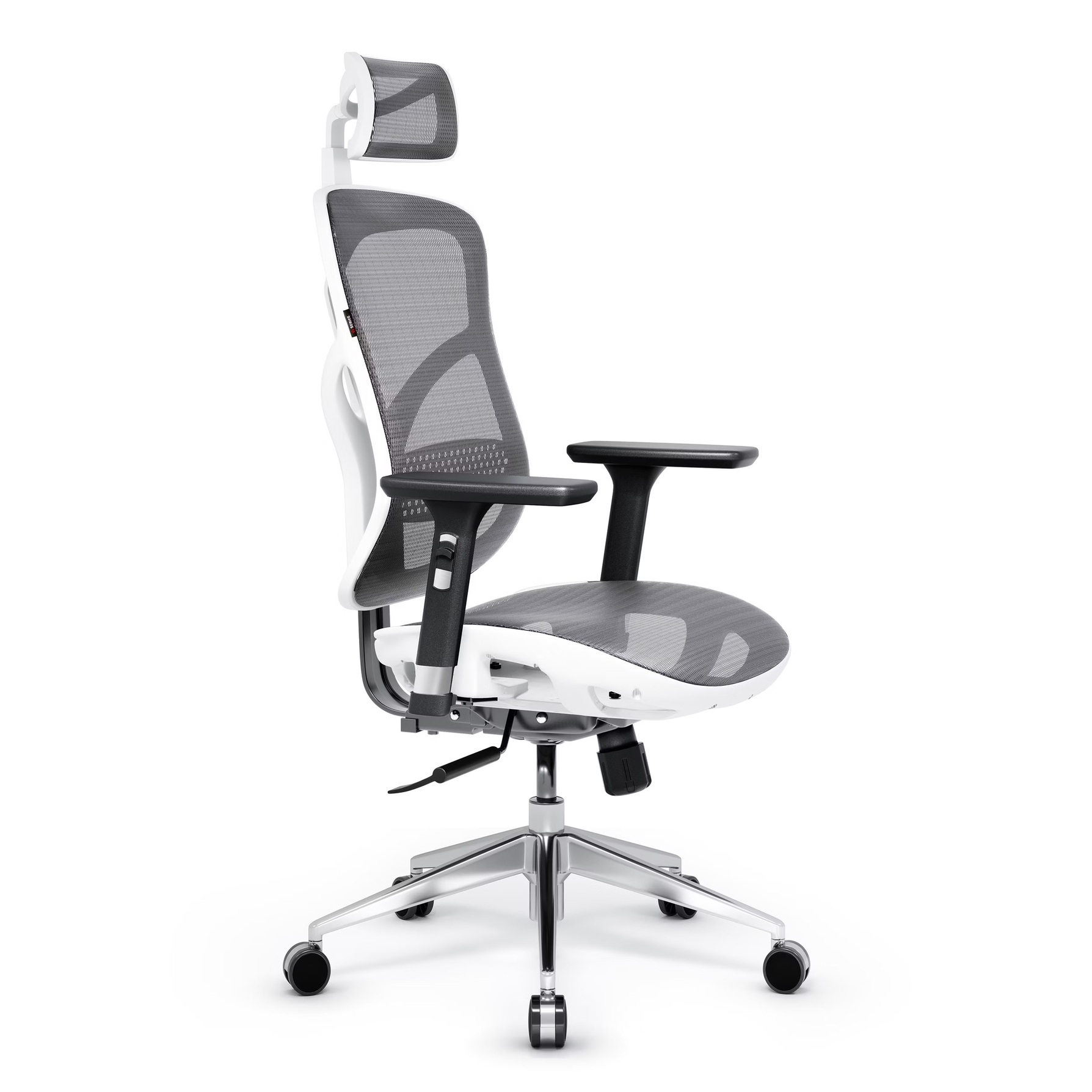 Zdjęcie do “Diablo Chairs V-Basic biało-szary - fotel ergonomiczny”.
