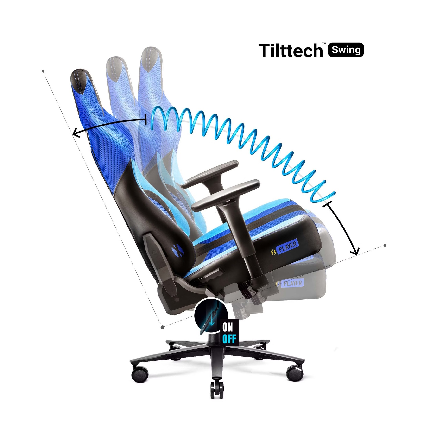 Zdjęcie do “Diablo Chairs X-Player 2.0 King Size czarny - fotel gamingowy”.