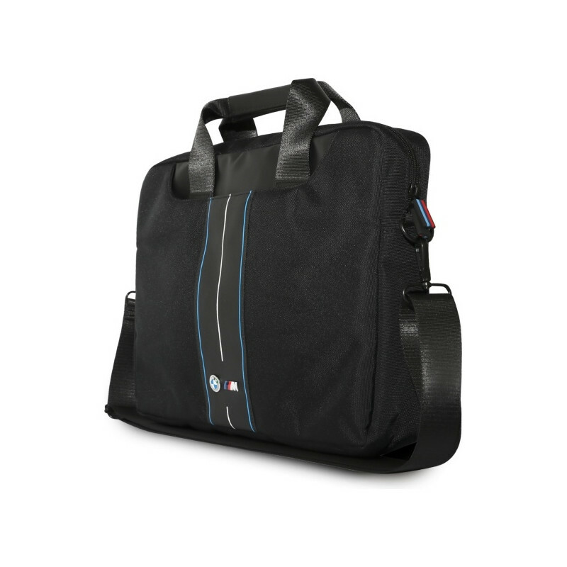 Zdjęcie do “BMW Nylon Blue Stripe czarny - etui MacBook 16"”.