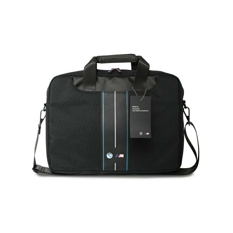 Zdjęcie do “BMW Nylon Blue Stripe czarny - etui MacBook 16"”.