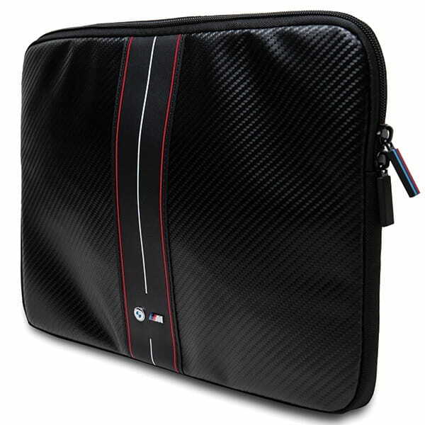 Zdjęcie do “BMW Sleeve Carbon Red czarny - etui MacBook 14"”.
