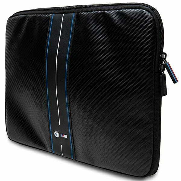 Zdjęcie do “BMW Sleeve Carbon Blue czarny - etui MacBook 14"”.