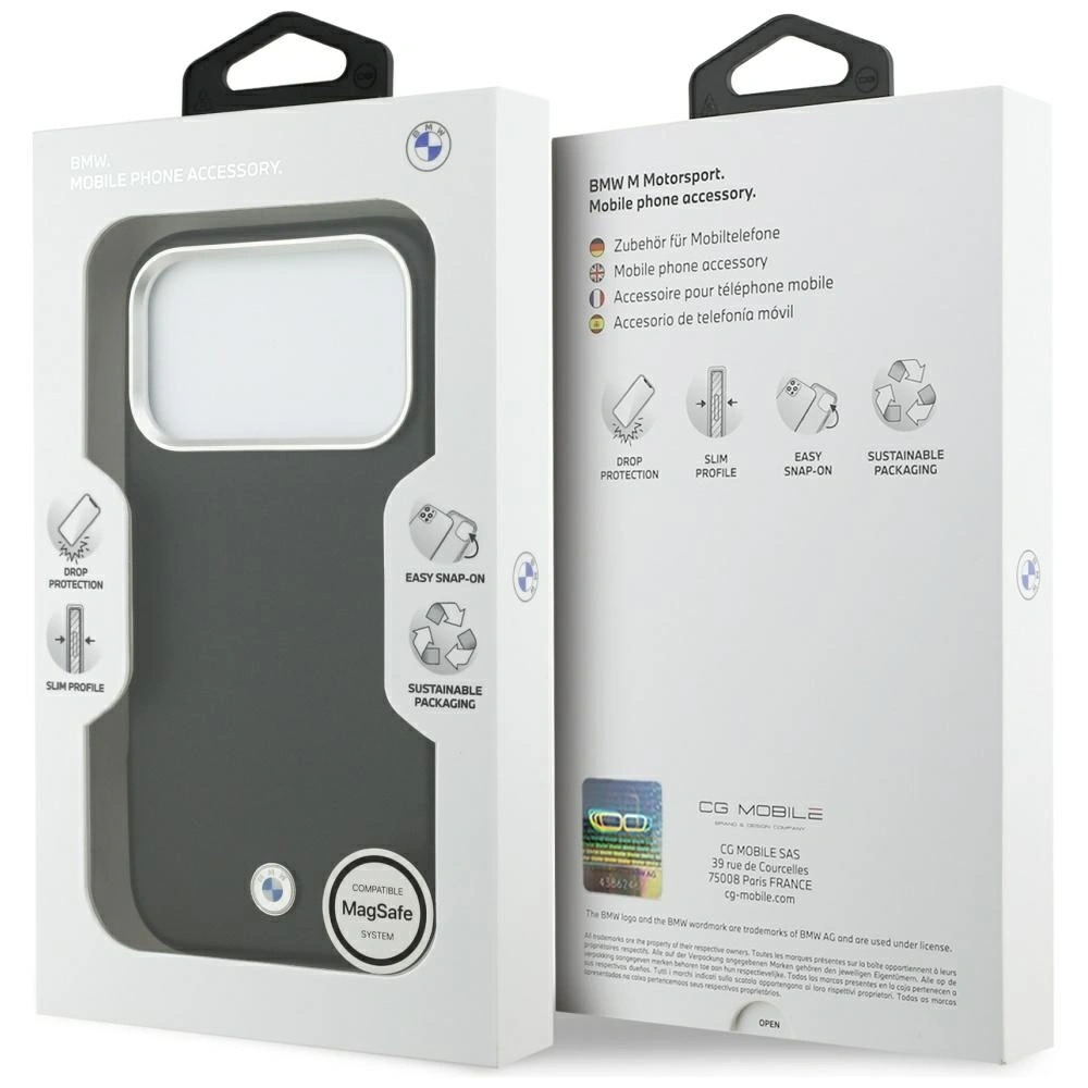 Zdjęcie do “BMW Sign Full Wrapped Metal MS czarny - etui iPhone 17 Pro”.