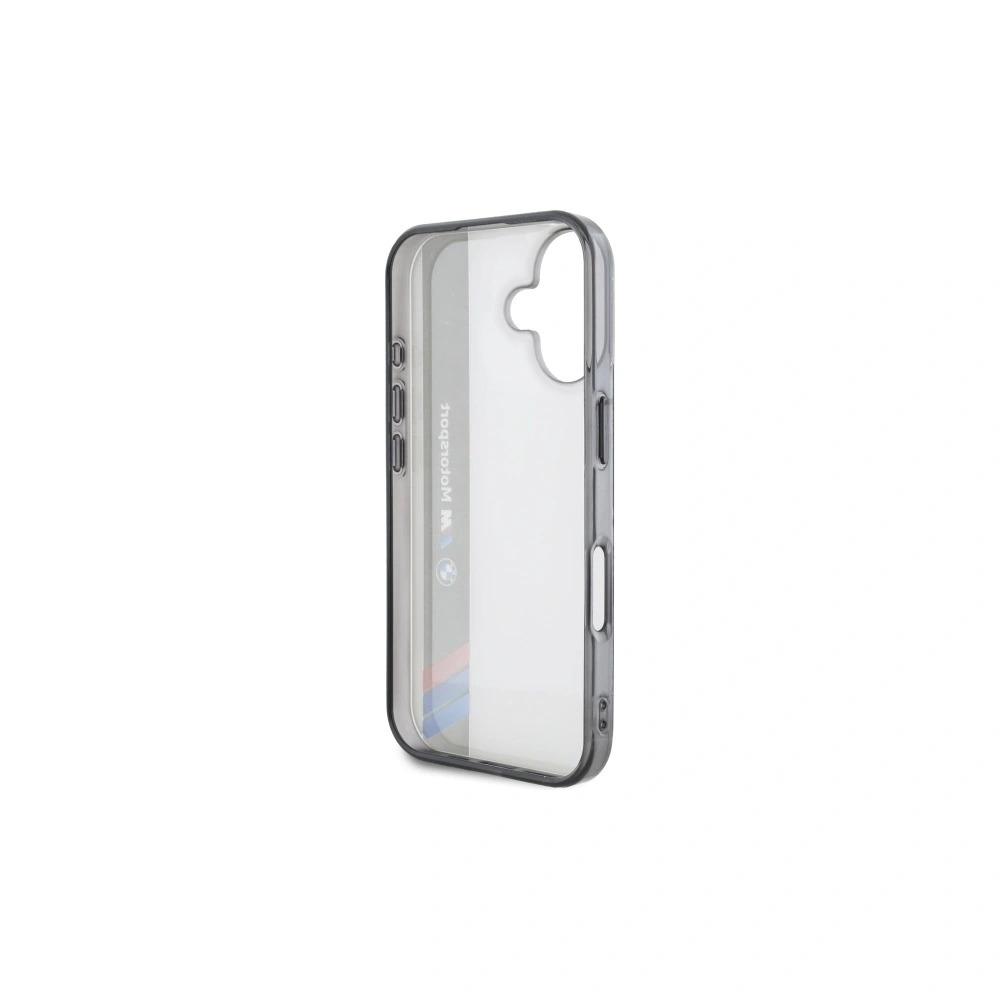 Zdjęcie do “BMW Motorsport IML Vertical Stripe szary - etui iPhone 16”.