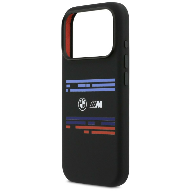 Zdjęcie do “BMW M Silicon Horizontal Line MS czarny - etui iPhone 17 Pro”.