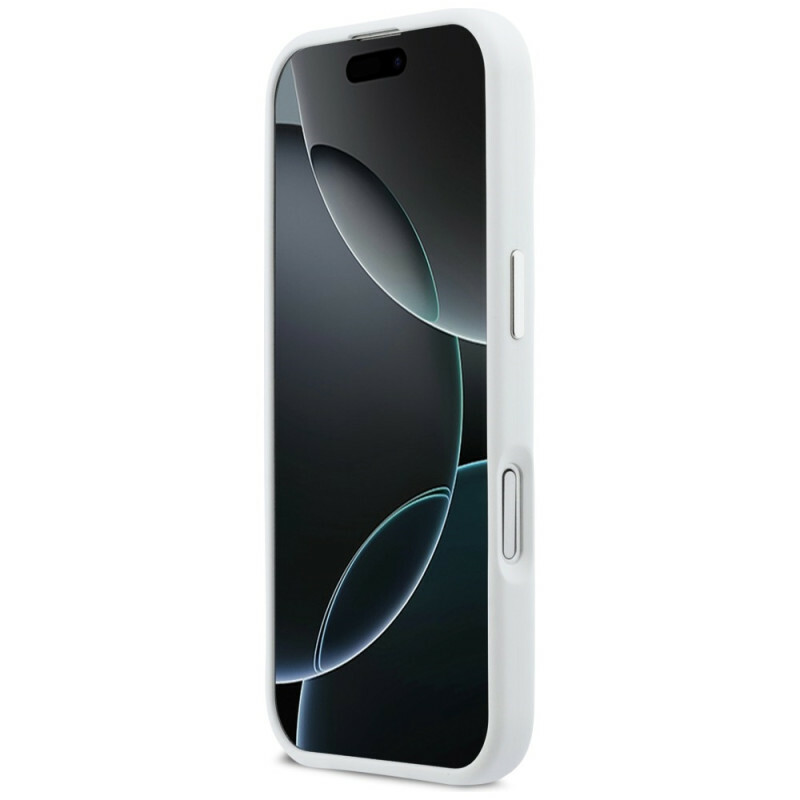 Zdjęcie do “BMW M Silicon Horizontal Line MS biały - etui iPhone 17”.