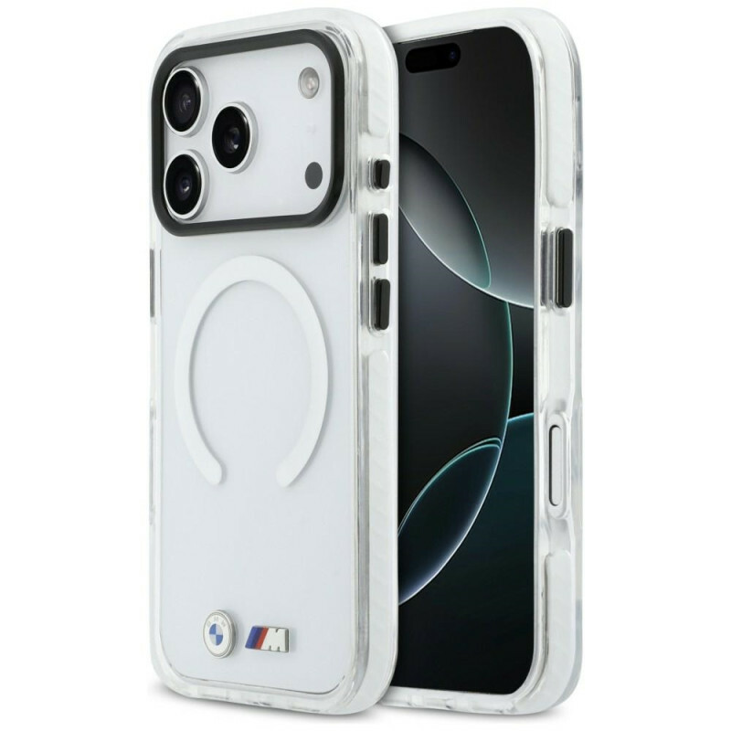 Zdjęcie do “BMW M IML Shockproof MS przezroczysty - etui iPhone 17 Pro Max”.